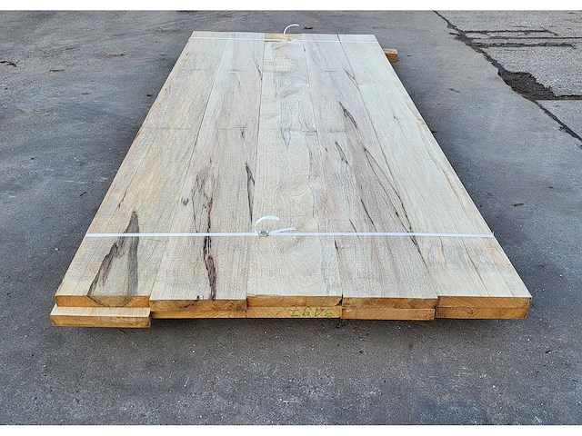 10x afrikaans eiken 30 x 205 mm, lengte 245 cm - afbeelding 1 van  5