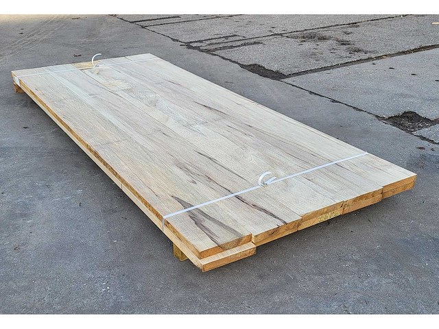 10x afrikaans eiken 30 x 205 mm, lengte 245 cm - afbeelding 2 van  5