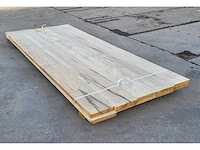 10x afrikaans eiken 30 x 205 mm, lengte 245 cm - afbeelding 2 van  5