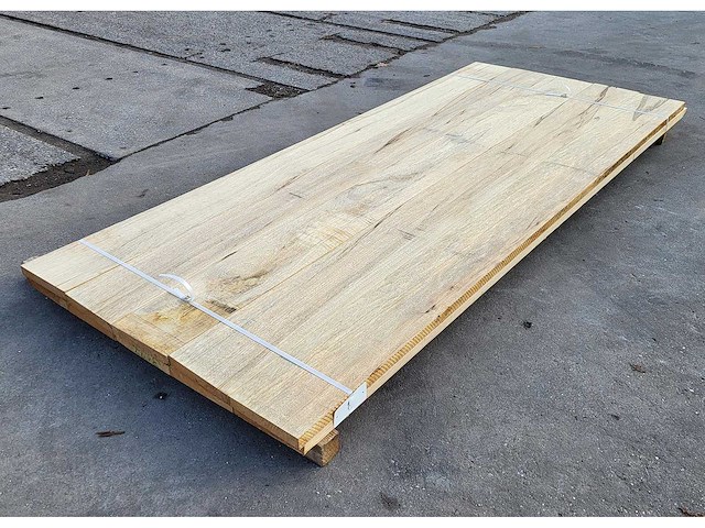 10x afrikaans eiken 30 x 205 mm, lengte 245 cm - afbeelding 4 van  5