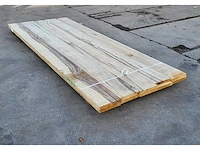 10x afrikaans eiken 30 x 205 mm, lengte 275 cm - afbeelding 4 van  5