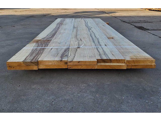 10x afrikaans eiken 30 x 205 mm, lengte 275 cm - afbeelding 3 van  5