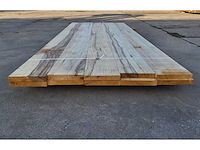10x afrikaans eiken 30 x 205 mm, lengte 275 cm - afbeelding 3 van  5
