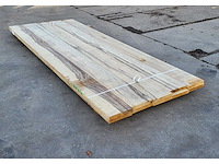 10x afrikaans eiken 30 x 205 mm, lengte 275 cm - afbeelding 4 van  5