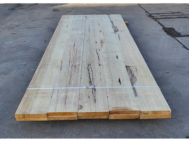 10x afrikaans eiken 30 x 205 mm, lengte 275 cm - afbeelding 1 van  4