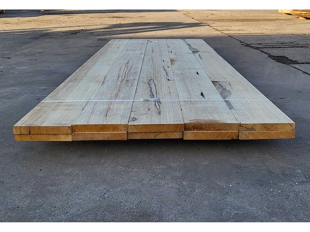 10x afrikaans eiken 30 x 205 mm, lengte 275 cm - afbeelding 3 van  4