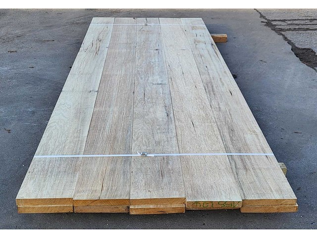 10x afrikaans eiken 30 x 205 mm, lengte 275 cm - afbeelding 1 van  4