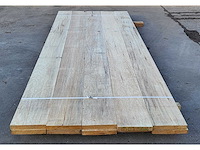 10x afrikaans eiken 30 x 205 mm, lengte 275 cm - afbeelding 1 van  4
