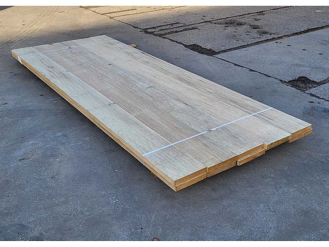 10x afrikaans eiken 30 x 205 mm, lengte 275 cm - afbeelding 2 van  4