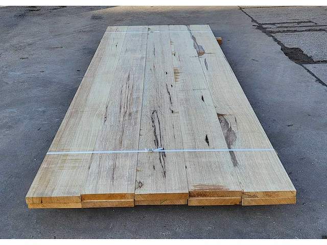 10x afrikaans eiken 30 x 205 mm, lengte 305 cm - afbeelding 1 van  4