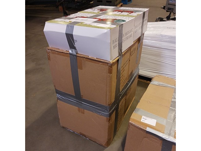 10x ballonstandaard mr & mrs - wit - per set ginger ray - afbeelding 3 van  4