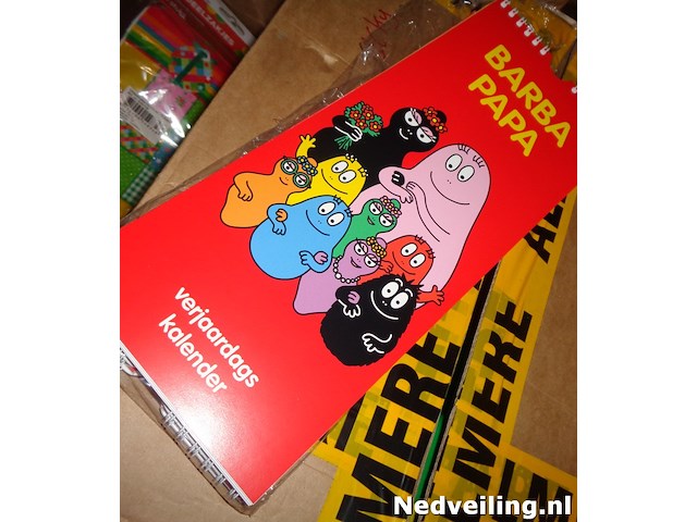 10x barbapapa verjaardags kalender - afbeelding 1 van  3