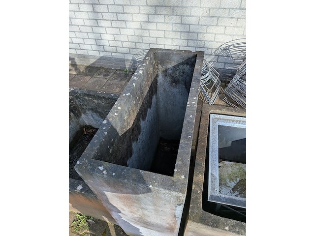 10x betonnen plantenbak - afbeelding 2 van  15