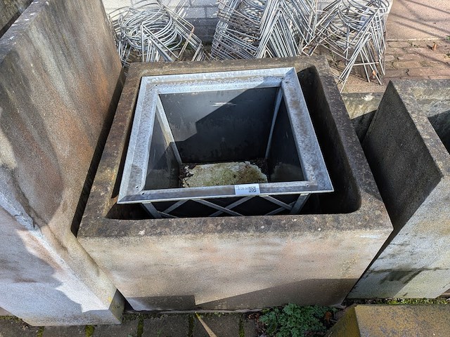 10x betonnen plantenbak - afbeelding 3 van  15