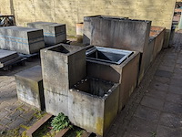 10x betonnen plantenbak - afbeelding 1 van  15