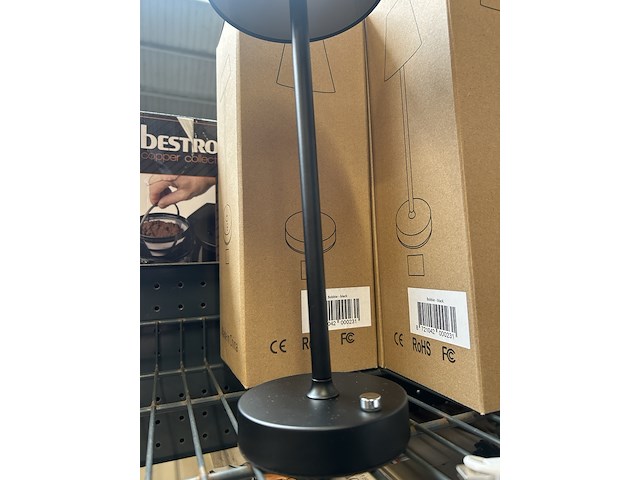 10x design tafellamp verschillende kleuren wit licht, dimbaar en oplaadbaar usb-c - afbeelding 2 van  5