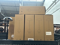 10x design tafellamp verschillende kleuren wit licht, dimbaar en oplaadbaar usb-c - afbeelding 4 van  5