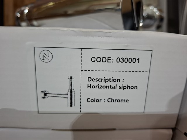 10x designsifon chroom - afbeelding 5 van  5