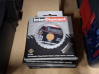 10x diamantblad ø125/22,2/10 xp heavy duty (partij) interdiamant , beton/ graniet - afbeelding 1 van  3