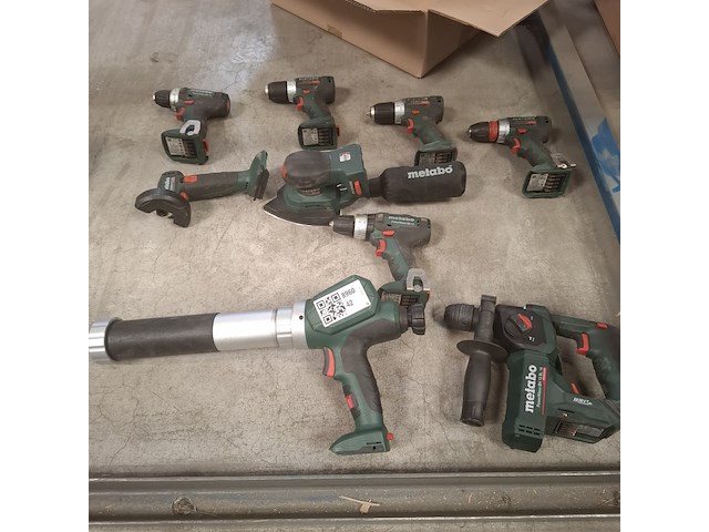 10x divers accu handgereedschap metabo, diverse modellen - afbeelding 1 van  19