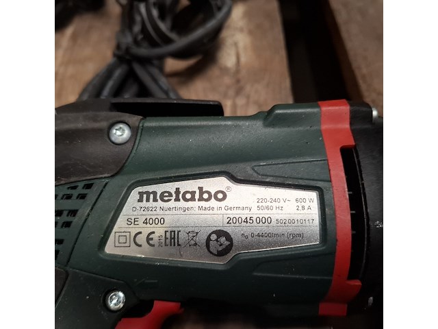 10x divers accu/elektrisch gereedschap metabo, diverse modellen - afbeelding 11 van  28