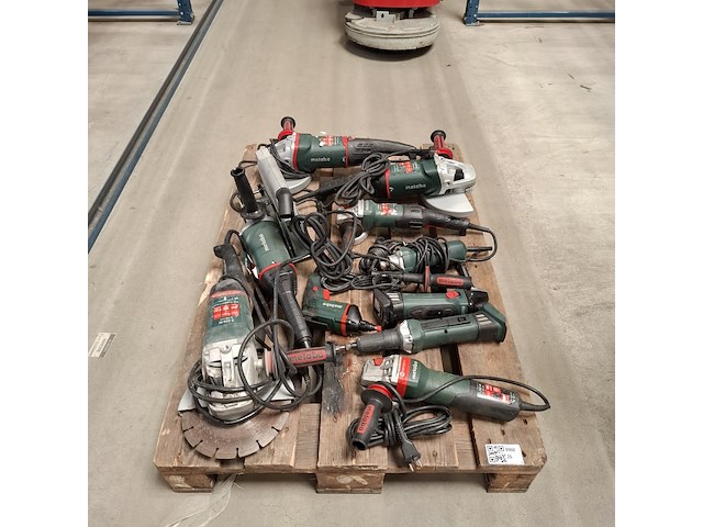 10x divers accu/elektrisch gereedschap metabo, diverse modellen - afbeelding 1 van  28