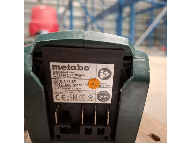 10x divers accu/elektrisch gereedschap metabo, diverse modellen - afbeelding 5 van  28