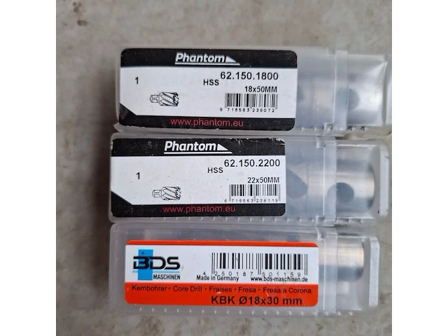 10x diverse kernboor o.a. phantom - afbeelding 4 van  8