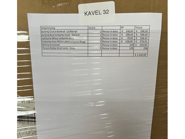 10x diverse stoelen en krukken byfonq en vanharte - afbeelding 4 van  9