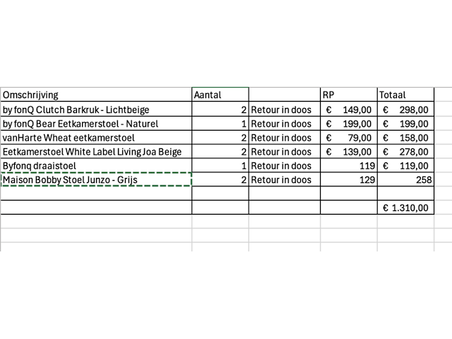 10x diverse stoelen en krukken byfonq en vanharte - afbeelding 9 van  9