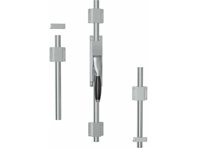 (10x) espagnolet loftdeur - jaren '30 - nikkel matt - afbeelding 1 van  1