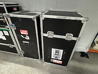 10x flightcase, zwart - afbeelding 4 van  4
