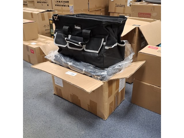 10x gereedschapstas zwart - afbeelding 5 van  5