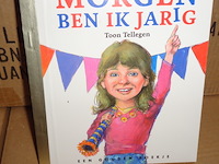 10x gouden boekje morgen ben ik jarig - afbeelding 1 van  3
