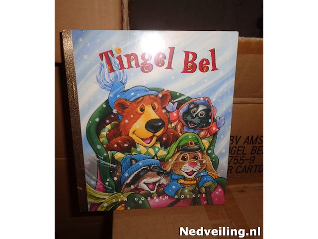 10x gouden boekje tingel bel - afbeelding 3 van  3