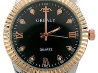 10x grealy cobre color heren horloge