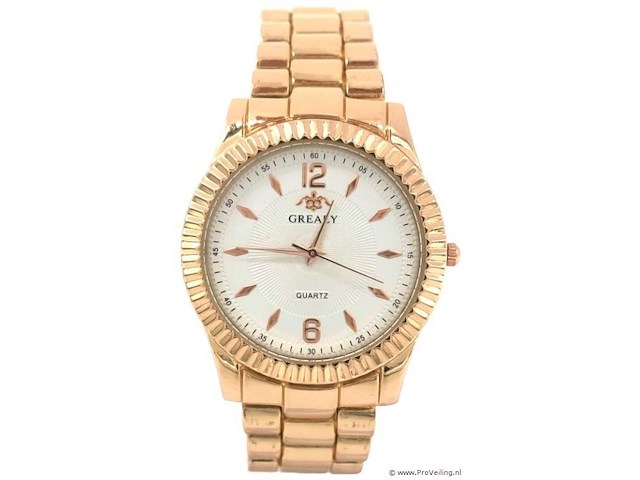 10x grealy d'oro blanco heren horloge - afbeelding 1 van  1