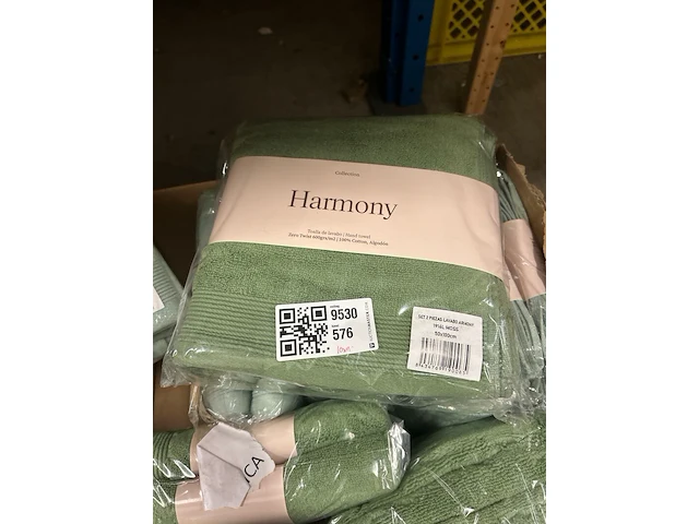 10x handdoek 50x100 cm harmony - afbeelding 3 van  5