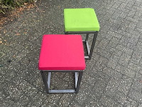 (10x) industriële kruk - voorzien van twee gekleurde zittingen - afbeelding 7 van  13