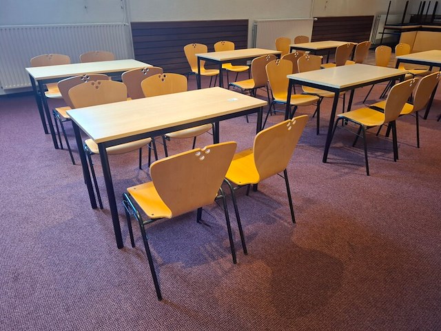 10x kantinetafel met 32 stoelen - afbeelding 2 van  6