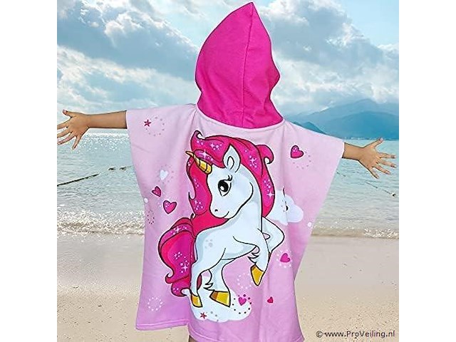 10x kinderhanddoek/poncho - afbeelding 2 van  7