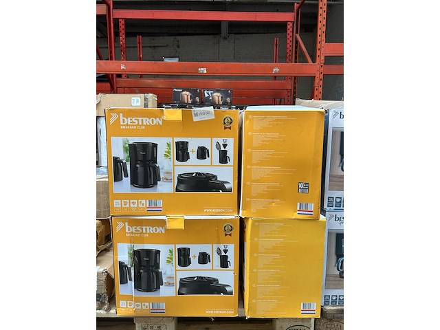 10x koffiezetapparaat met 2 thermoskannen bestron, breakfast club - afbeelding 3 van  5