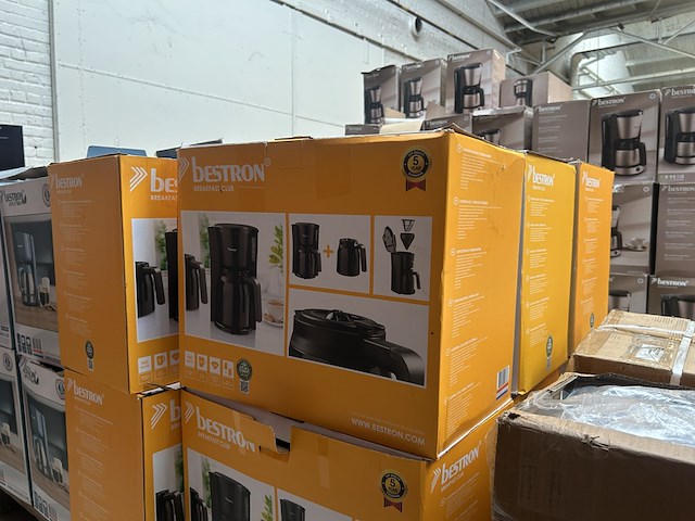 10x koffiezetapparaat met 2 thermoskannen bestron, breakfast club - afbeelding 4 van  5