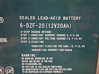 10x lood-zuur accu 12v20ah 6-dzf-20 - afbeelding 2 van  4