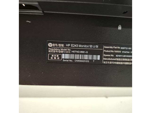 10x monitor hp, e243, 2019 - afbeelding 13 van  41