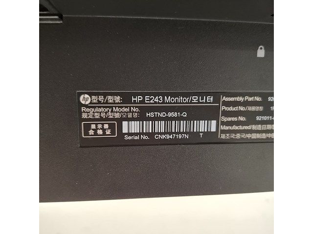 10x monitor hp, e243, 2019 - afbeelding 35 van  41