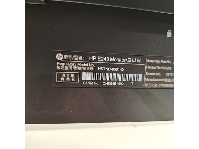 10x monitor hp, e243, 2019 - afbeelding 34 van  41