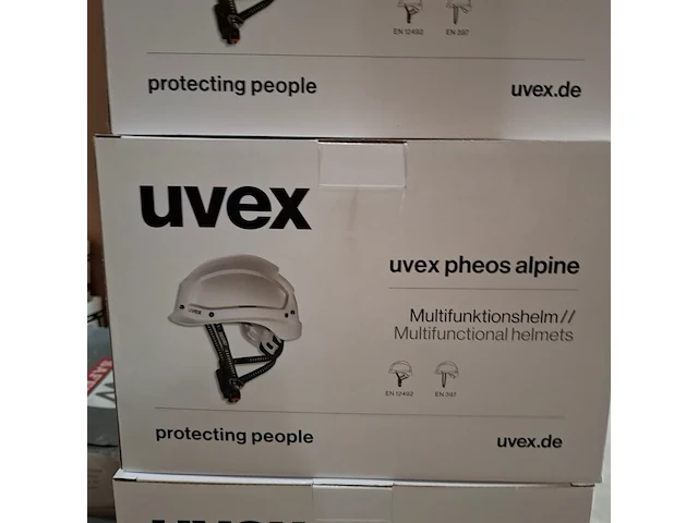 10x multifunctionele veiligheidshelm uvex, pheos alpine - afbeelding 5 van  8