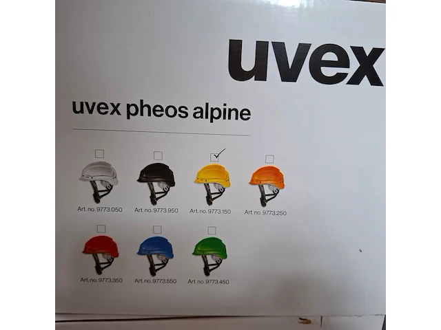 10x multifunctionele veiligheidshelm uvex, pheos alpine - afbeelding 6 van  8