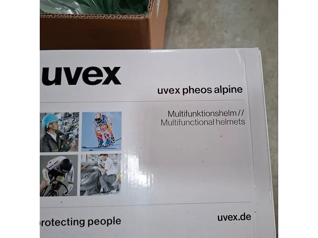 10x multifunctionele veiligheidshelm uvex, pheos alpine - afbeelding 8 van  8